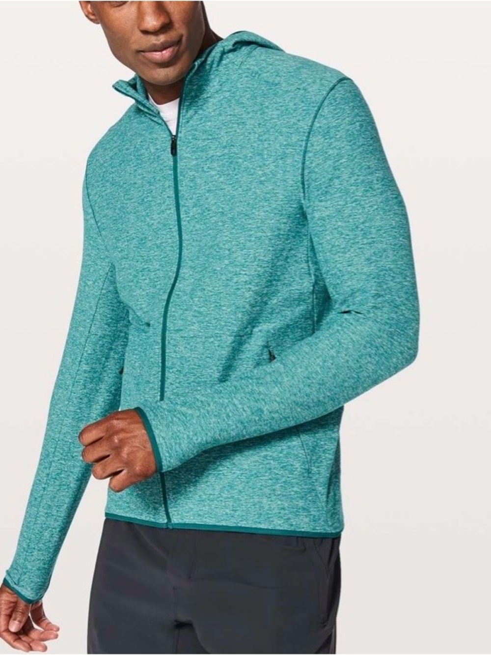 2018 Lululemon Surge Warm Full Zip Hoodie Jacket Laguna Rulu Mens Size Large